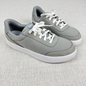 Kizik Prague Youth Size 4Y Gray Kids Hands Free Slip On Sneakers KPRAGG01